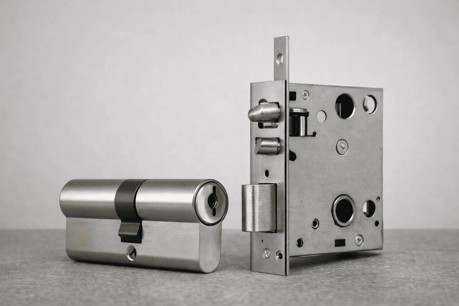 Личинка замка и полный механизм — что менять